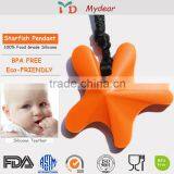 Bpa Free Silicone Mother's Jewelry Pendant for Baby Chew