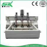 Cylinder Engraving Machinery for 3d wood stone marble columns sofa legs stair handrail and statue