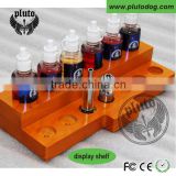 wooden best hot selling products e cig display case clear acrylic e cigarette display stand