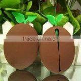 Silicone Custom Coffee Bean Shaped Design Key Chain