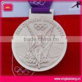 Fashion Logo Round Honor Hot Sale Custom Silver Marathon Medal