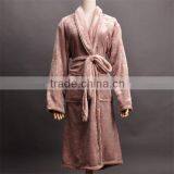 Wholesale Girls Red Flannel Fleece Bathrobe thumbnail-4
