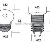3W China Supplier High Quality Warm White Pure White Ground Light thumbnail-2