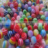 20mm Stripe Resin Plastic Beads for Necklace Jewelry Making Quality Choice thumbnail-1