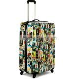 ABS PC fashion airline luggage trolley sets wholesale
