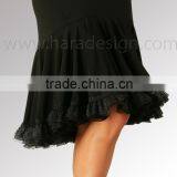 Lace Skirt in Organic Knit or Regular Cotton Knit thumbnail-1