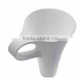 2016 Popular Hot Artificial Stone Solid Surface Colored Hotel Bathroom Pedestal Wash Basin, Freestanding Wash Basin thumbnail-2