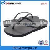 Black Flip Flops With Rhinestones