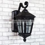 polycarbonate garden lights outdoor wall lamps China supplier outdoor light head cast iron garden wall lamp