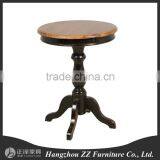 Country Style Country Side Wood Black Tea Table thumbnail-2