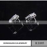 2 Gram Gold Beautiful Designed Earrings European Popular Square Stud Earrings thumbnail-4