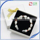 Lucky Clear Resin Beads Dried Flower Charm Bangle Bracelet thumbnail-2