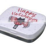 Rectangle Metal Box Hinge Mint Tin Box Wholesale thumbnail-2