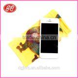 Customized Logo Yellow Color Microfiber Cloth for Mobile Phone Bag thumbnail-6