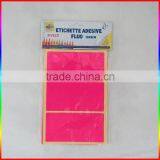 Magenta Fluorescent Wall Sticker, Book Paper Sticker thumbnail-1