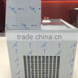 R22 Double Compressor Stainless Steel 110v 220v Electric Flat Pan Frozen Yogurt Rolling Ice Cream Machine With 8 Boxes thumbnail-3