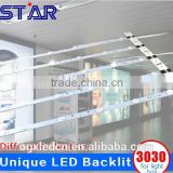 LED Diffuse reflection curtain Net/ curtain/Matrix/Lattice type linking LED rigid strip with lens for backlight