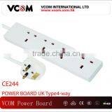 VCOM Melectrical Connector UK Type 4 Way Made in China