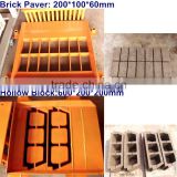 china product block making machinery for buliding with concrete molds