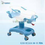 Plastic Hospital Baby Cart, New Born Baby Swing Cot Bed thumbnail-1
