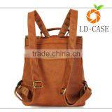 Wholesale Price Custom Vintage Men's Genuine Leather Backpack thumbnail-2