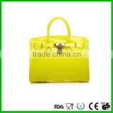 China Women Lady PVC Candy Beach Handbag thumbnail-2