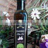 Flavored Olive Oil With Garlic. Premium Quality Olive Oil With ISO9001 Certification. Glass Bottle 250 Ml. thumbnail-1