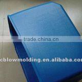 OEM Blow Molding Plastic Litter Basket Receive Garbage Barrels Street Litter Bin thumbnail-2