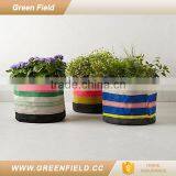 Canvas Flower Pot Garden Decor Plant Pot thumbnail-1