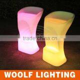 2015 Hot Led Furniture 16 Colors RGB Changing Led Ktv Bar Stool for Sale thumbnail-2
