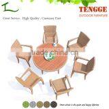 YH-5131 6 Seater Dinner Set Wood Plastic Rattan Wicker Outdoor Furniture thumbnail-1