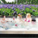 Family party spa pool large size massage bathtub for 9 person (A870)