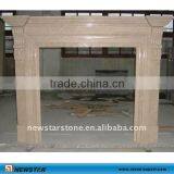 Light Emperador Marble Fireplaces thumbnail-1