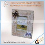 Antique Wooden Colourful Painting Photo Frame With Love Fabric Decor for Home or Gift thumbnail-2