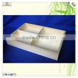 Customized Logo Multi Grids Compartments Decorating Storaging Pine Tray thumbnail-2