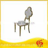 Hot Sale Golden Wedding King Throne Chair With Flower Back thumbnail-5