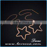 Latest Earring Designs Ear Line Long Chain Line Earrings Stainless Steel thumbnail-4