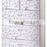Modern Plastic Storage Cabinet for Closet/Office,6 Drawers thumbnail-3