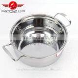 High Quality 4pcs Stainless Steel Color European-style Soup Pot Set thumbnail-5
