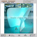 Elegant Plastic Armchair / Outdoor Use Led Plastic Chair With Arms thumbnail-2