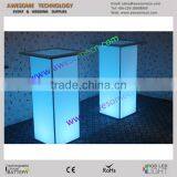 Square Glow Highboy Cocktail Table / Acrylic Glass Cocktail Table thumbnail-2