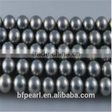 10mm Smoky Round Genuine Shell Pearls Strands Luck Jewelry
