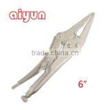 6" Long Nose Clamping Wrench Locking Plier Lock Pincher Vise Grip Pliers thumbnail-1