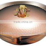 EBM Chiri Nabe Dimpled Copper Cooking Pot Induction Copper Pots thumbnail-1