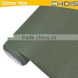 Army Green Vinyl Sticker Glitter Film Glint Vinyl Film for Car Wrap Vinyl Full Body Vinyl Sticker thumbnail-1