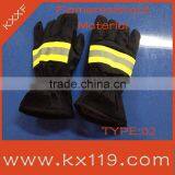 Navy Blue Fire Retardant Fabric New 02 Type Cheap Work Fire Gloves thumbnail-1