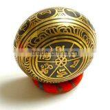High Quality Om Mane Padhme Hun Meditation Tibetan Singing Bowl thumbnail-3