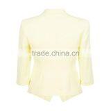 Newest Design Lady Suit ,high Qualiy Business Suit Tuxedo for Women ,3/4 Sleeve Suit Fabric for Wholesale thumbnail-4