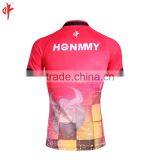 Full Sublimation Uniforms,Rugby t Shirt,Red Jersey Football Wears Tops thumbnail-3