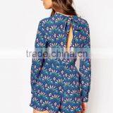2015 Fashionable Hot Sale OEM Customized Jackie Romper in Fan Print thumbnail-2